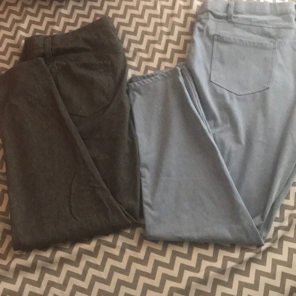 2 pairs skinny Faded Glory jeans 18-20